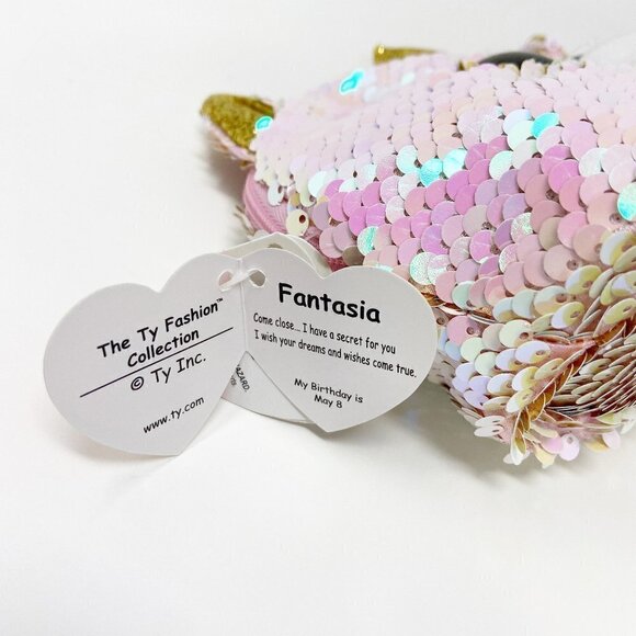 TY | Fashion Flippy Sequin Accessory Bag Fantasia the Unicorn - Picture 9 of 9